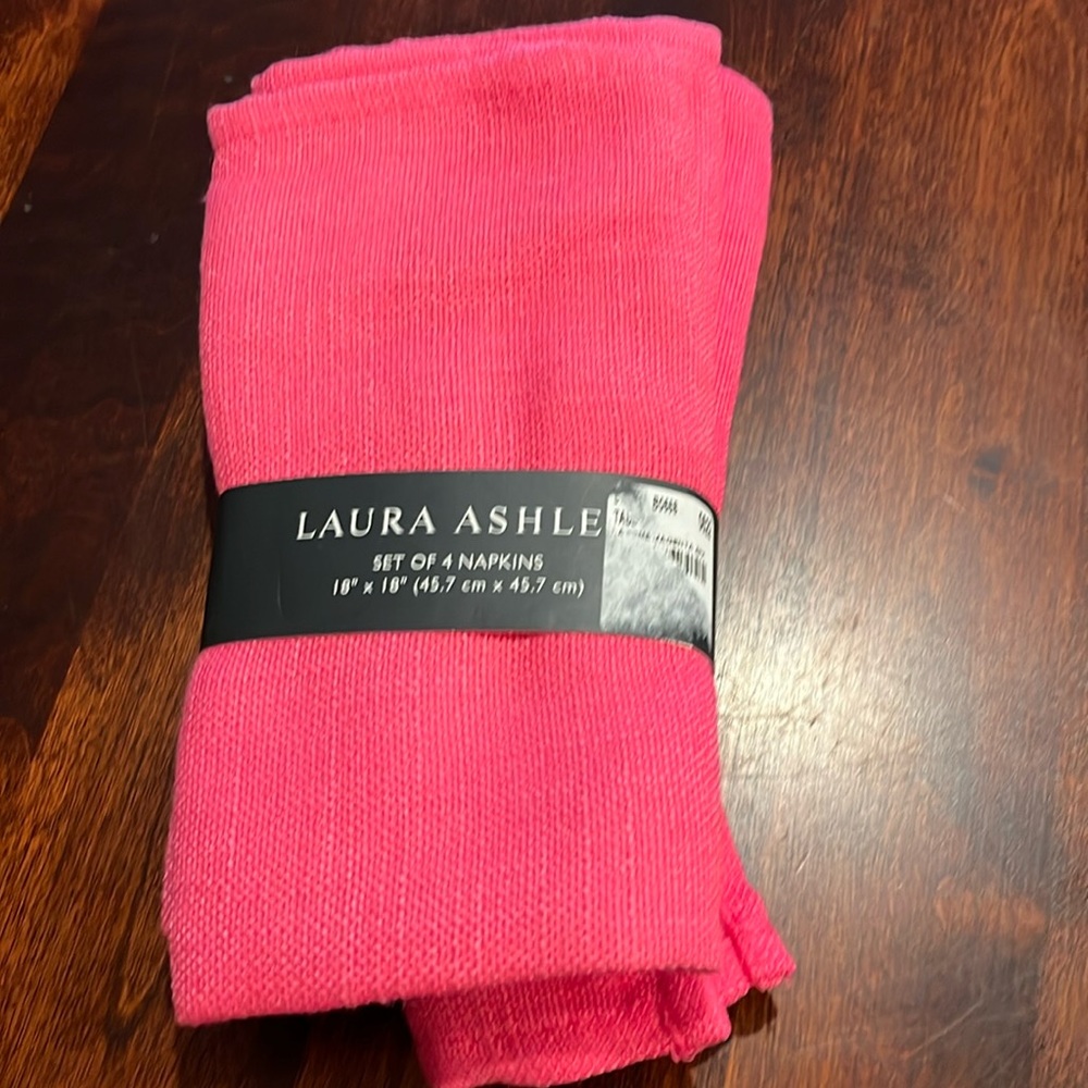 Bundle of four new, Laura Ashley napkins